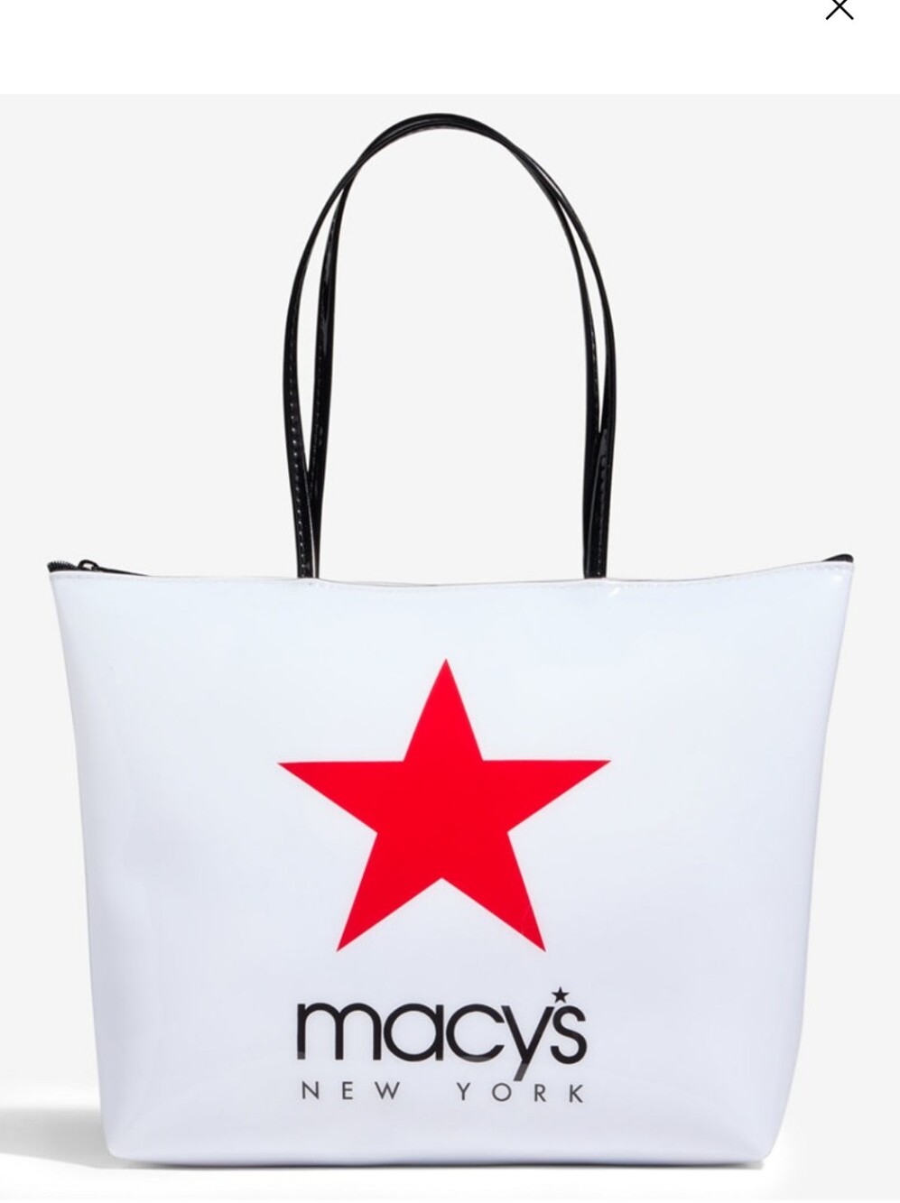 Macy's New York Logo Zip Large Tote Bag, Macy's Exclusive  ⭐️NWT⭐️ NEVER OPENED!